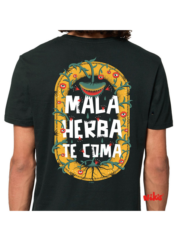 CAMISETA MALA HERBA TE COMA