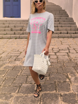 VESTIDO "EXPERTA" GRIS