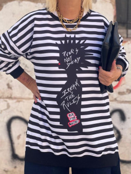 SUDADERA OVER PUNK RULES