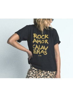 CAMISETA "FLORENCE" NEGRA