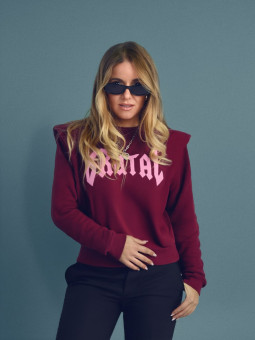 SUDADERA BURDEOS "BRUTAL"