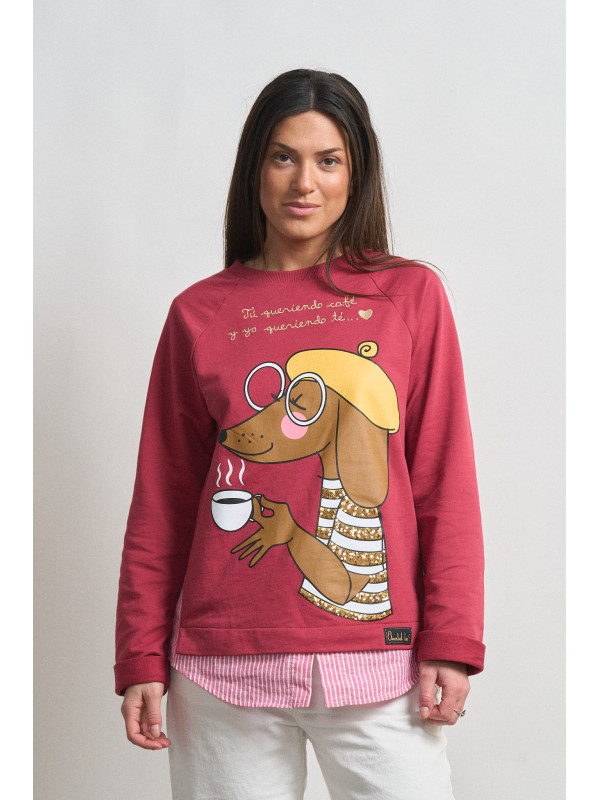 SUDADERA CAFÉ