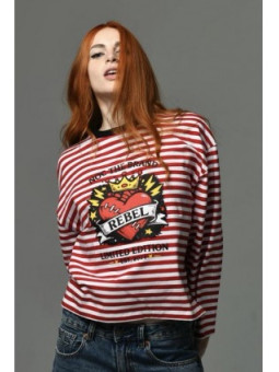 CAMISETA OVER WILD HEART