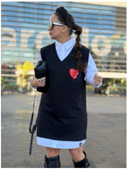 VESTIDO CAMISA AMORE