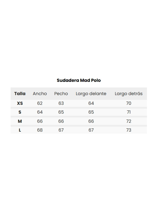 SUDADERA MAD POLO
