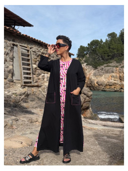 KIMONO SUNSET NEGRO