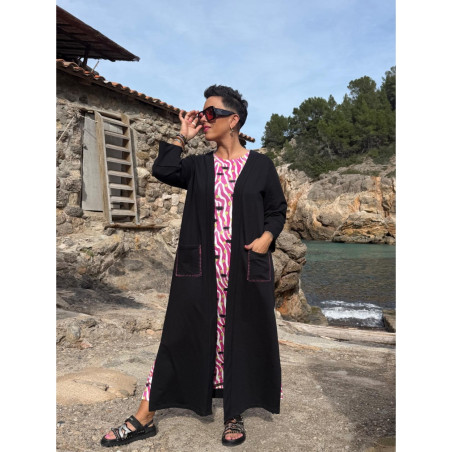 KIMONO SUNSET NEGRO