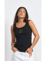 CAMISETA BÁSICA TIRANTES NEGRA