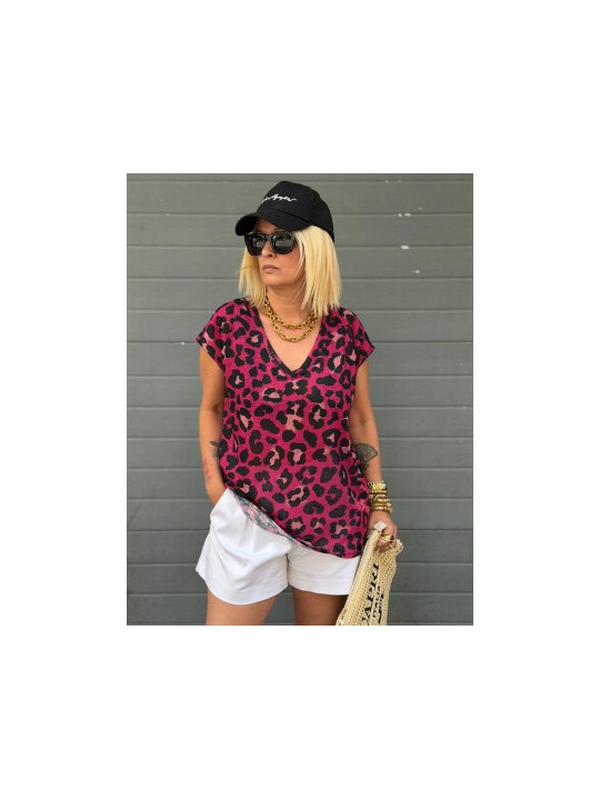 CAMISETA OVER ROCK & LOVE ROSA