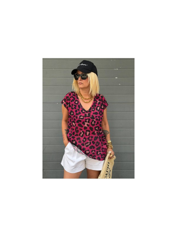 CAMISETA OVER ROCK & LOVE ROSA